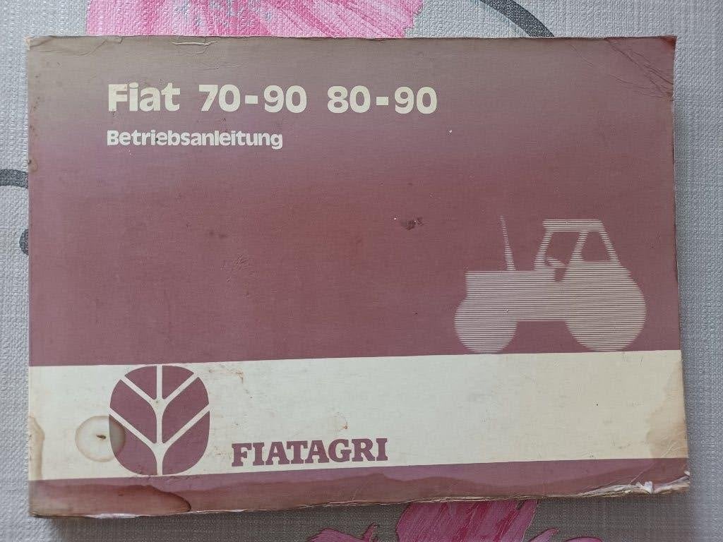 Bedieningshandleiding Fiat 70-90 en 80-90, Ophalen of Verzenden, Gelezen, Tractor en Landbouw