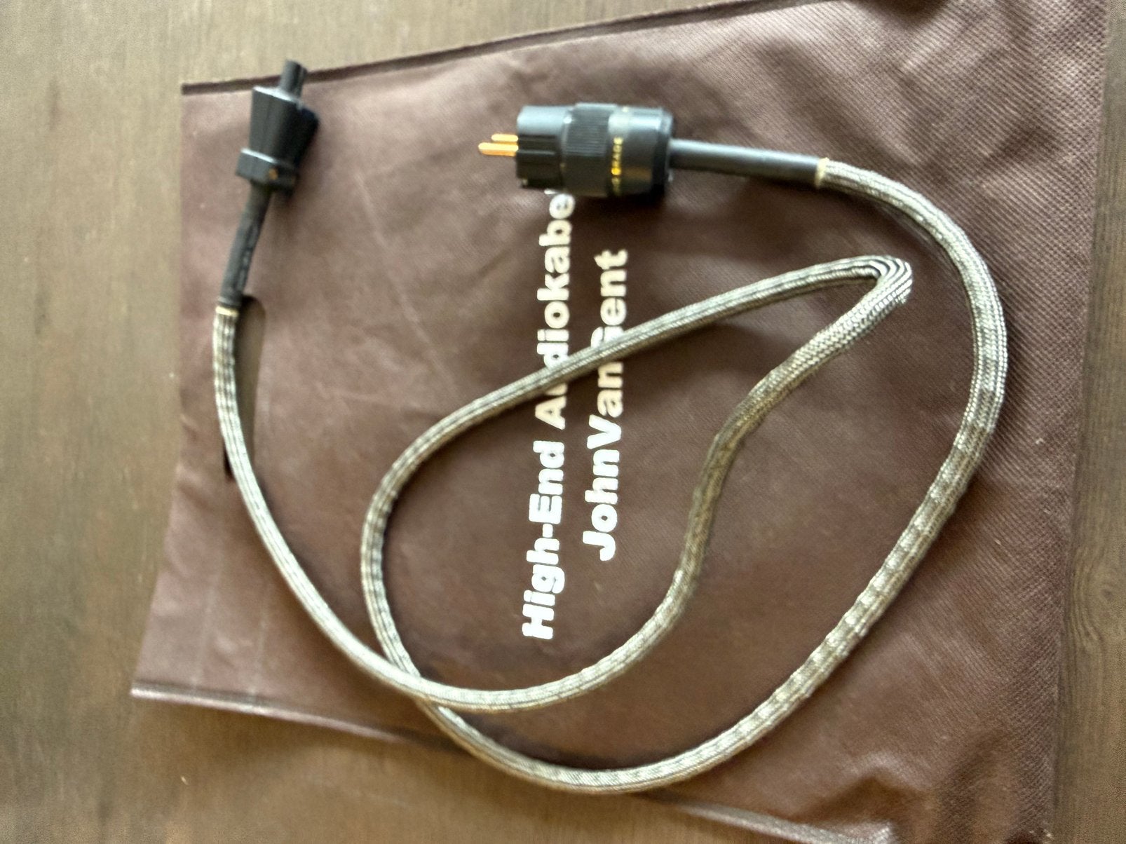 John van gent powercord  c1!, Audio, Tv en Foto, Jvg, Jvg, Ophalen of Verzenden, Minder dan 2 meter