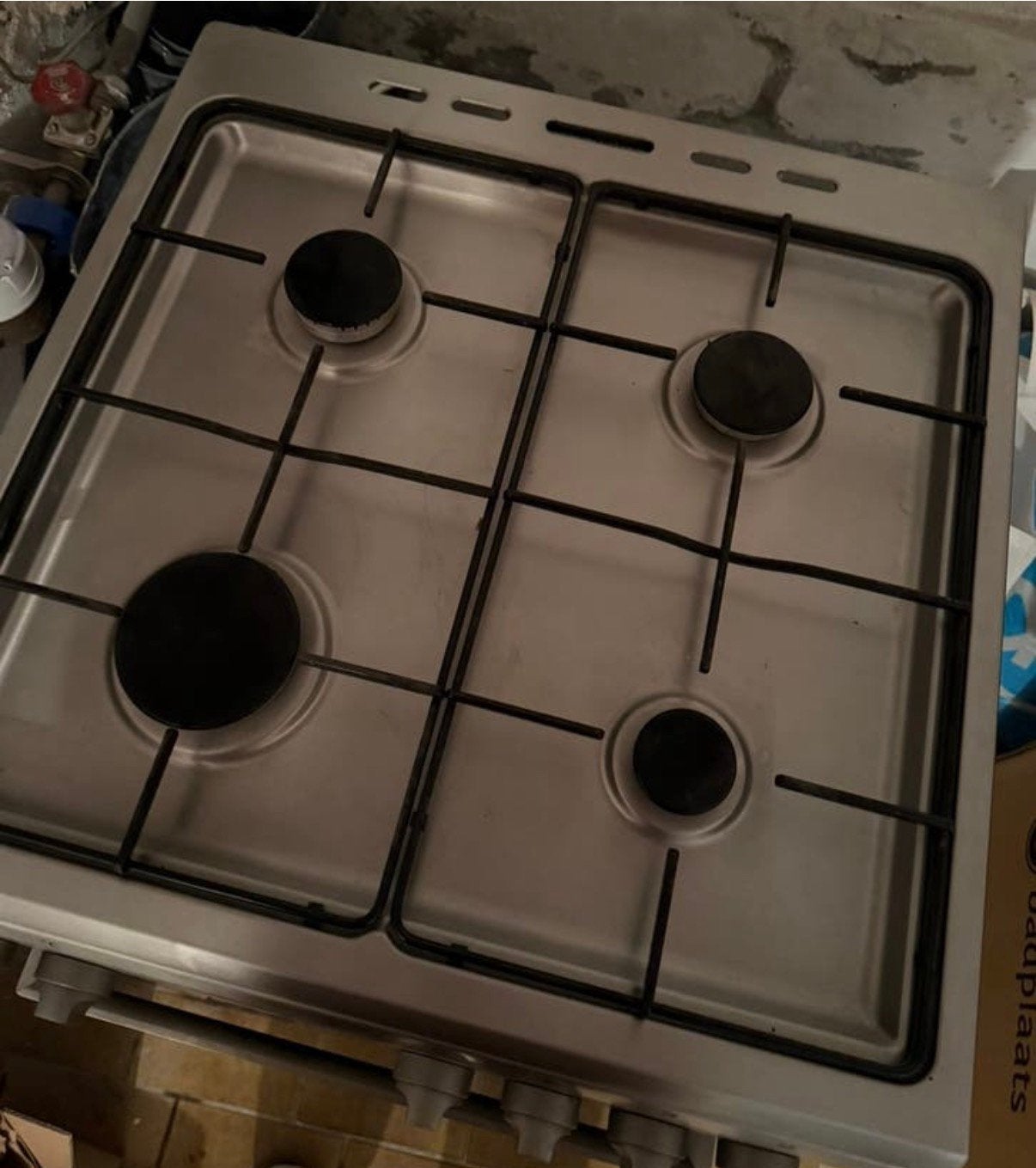 Etna gasfornuis/oven, Witgoed en Apparatuur, Fornuizen, Ophalen, 4 kookzones, Zo goed als nieuw, Gas