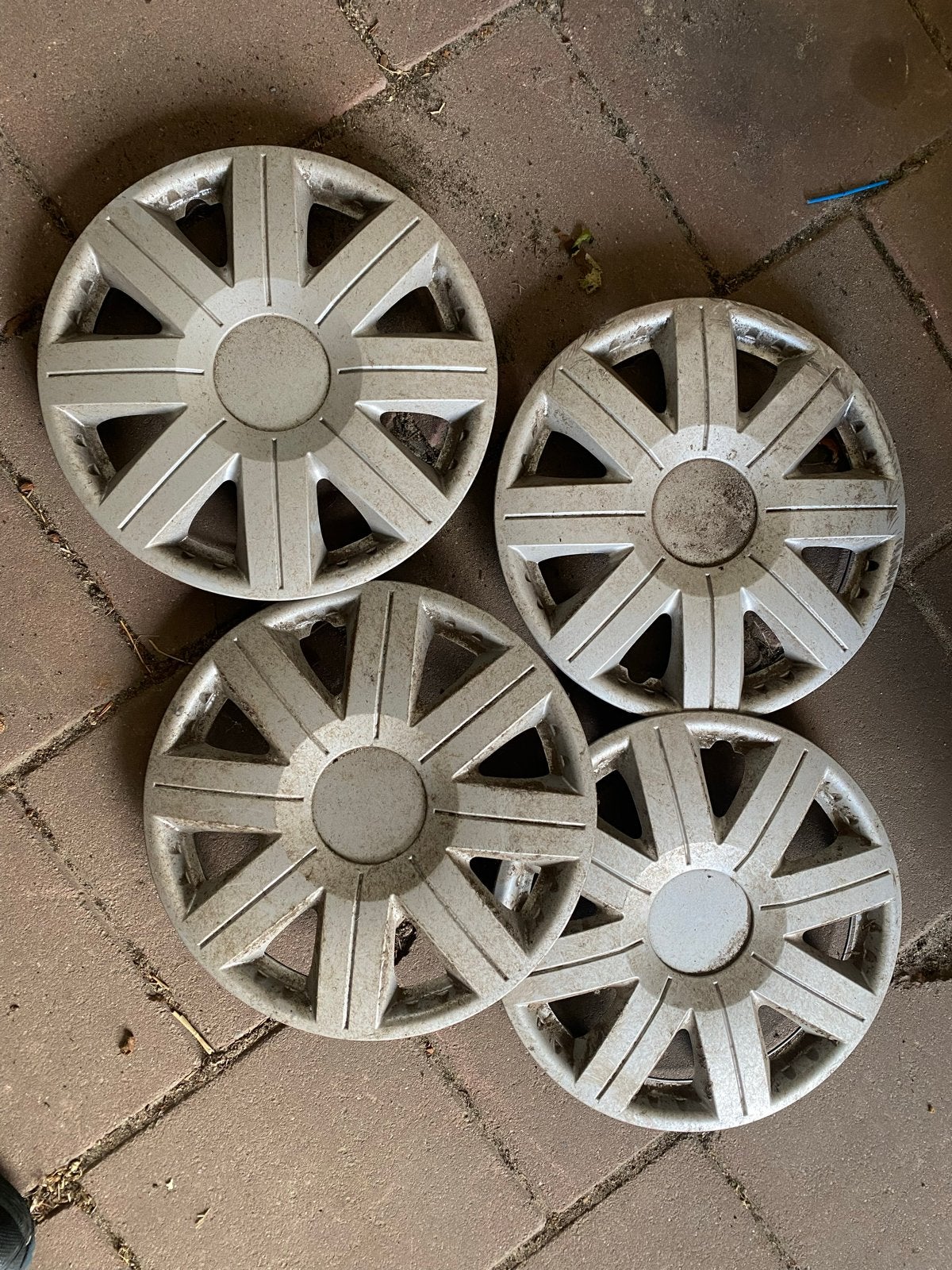 Fiat Panda wieldoppen set, Auto diversen, Wieldoppen, Ophalen of Verzenden, Gebruikt
