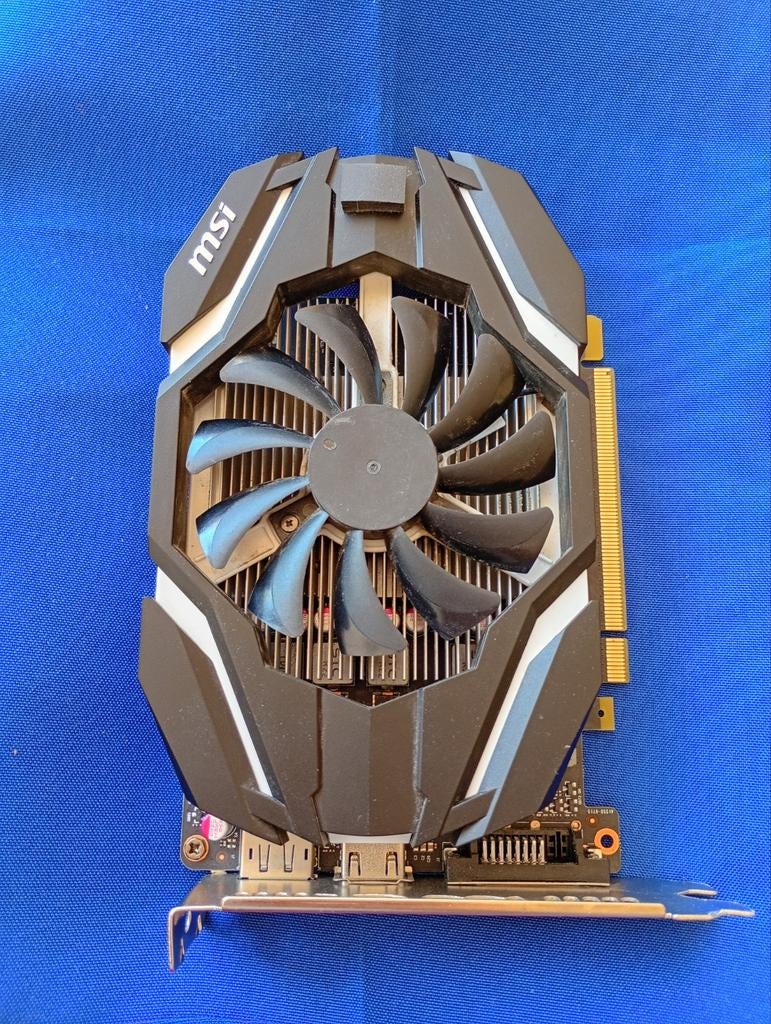 MSI Nvidia GTX 1050 2GB Videokaart, Computers en Software, Videokaarten, Ophalen, PCI-Express 3, Gebruikt, HDMI