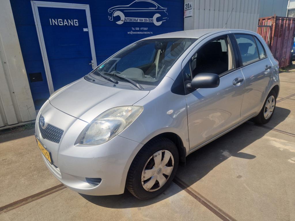 Toyota Yaris 1.0 12V Vvt-i 5DR Terra 2008 Grijs 1e eigenaar, Auto's, Toyota, Voorwielaandrijving, 40 €/maand, 750 kg, Origineel Nederlands
