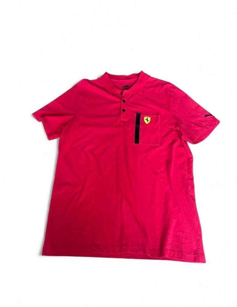 Puma x Ferrari Polo Shirt Rood XL Motorsport Scuderia, Ophalen of Verzenden, Zo goed als nieuw, Maat 56/58 (XL), Rood