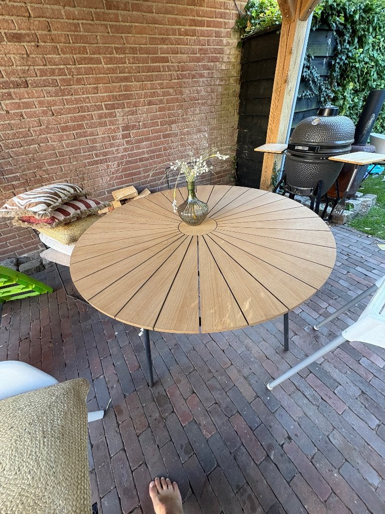 Tafel, Kunststof, 50 tot 100 cm, 100 tot 150 cm, Rond