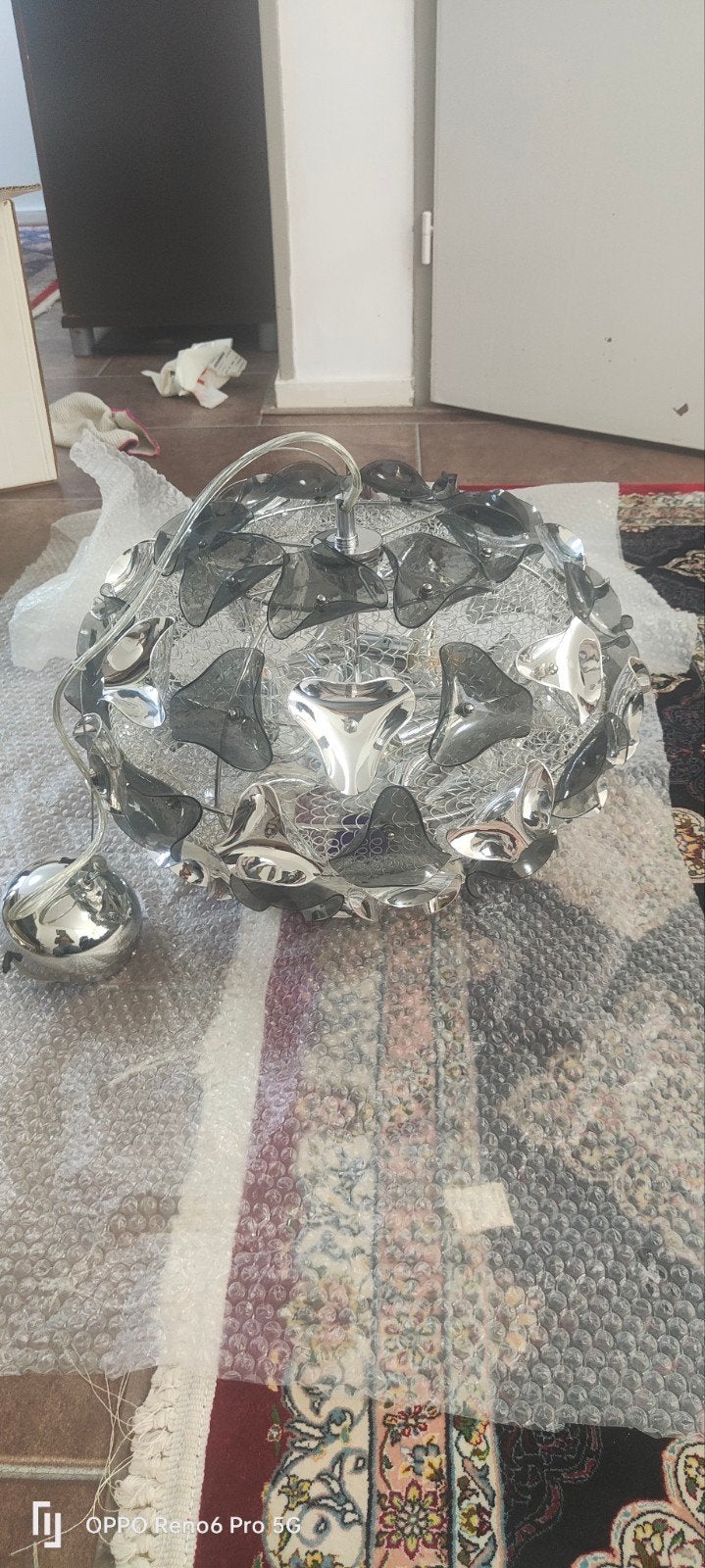 Nieuwe Searchlight hanglamp, modern design, in doos, Modern, Eigentijds, 50 tot 75 cm, Nieuw, Ophalen of Verzenden