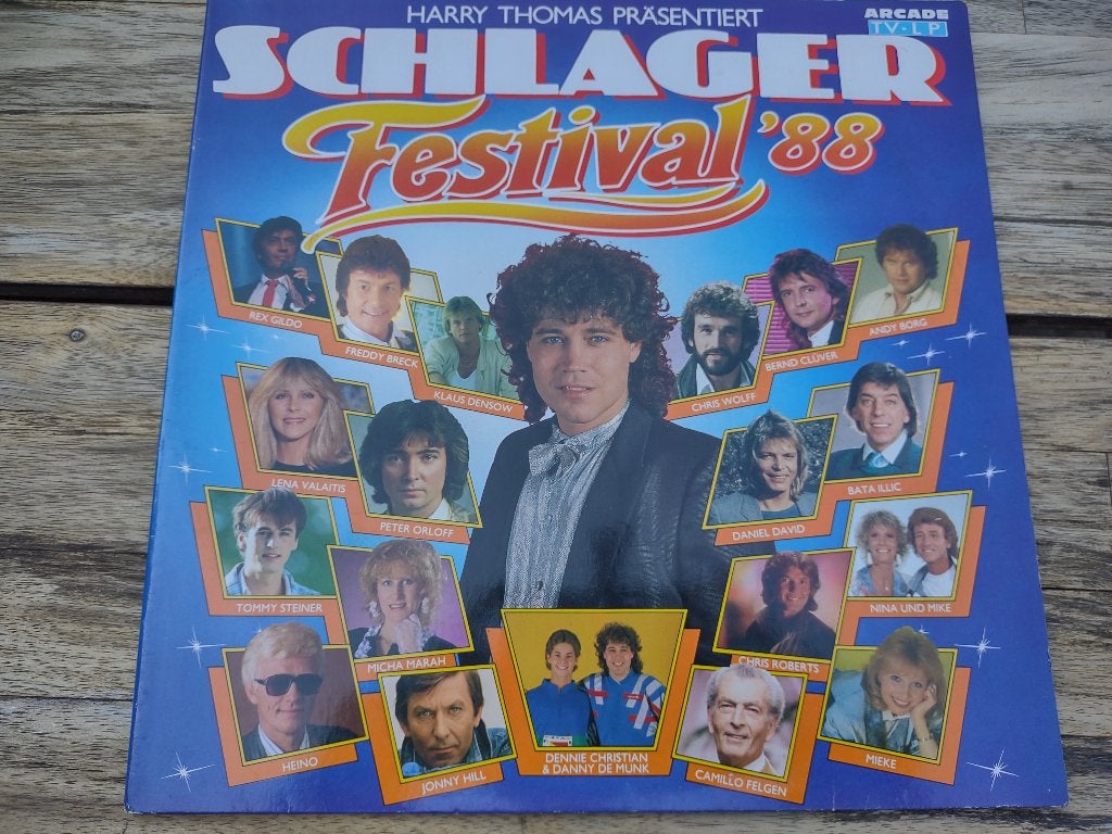 2 LP - Harry Thomas presenteert Schlager Festival 1988, Ophalen of Verzenden, Zo goed als nieuw, Schlager, Dubbel-LP