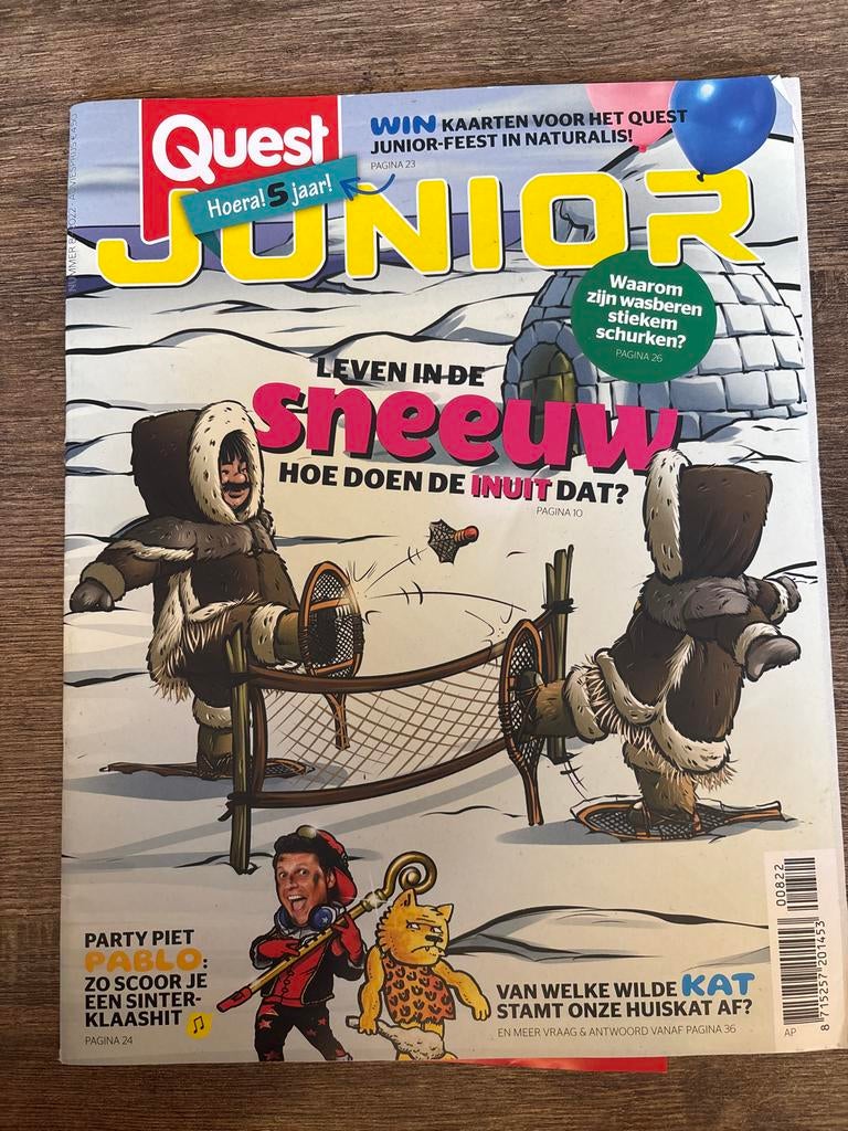 Quest Junior magazine, Boeken, Ophalen of Verzenden, Gelezen