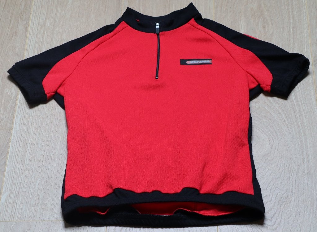 ULTIMA Fietsshirt ZGAN Maat 152 (Rood/Zwart), XXS, Kinderen, Ultima italiä, Ophalen of Verzenden