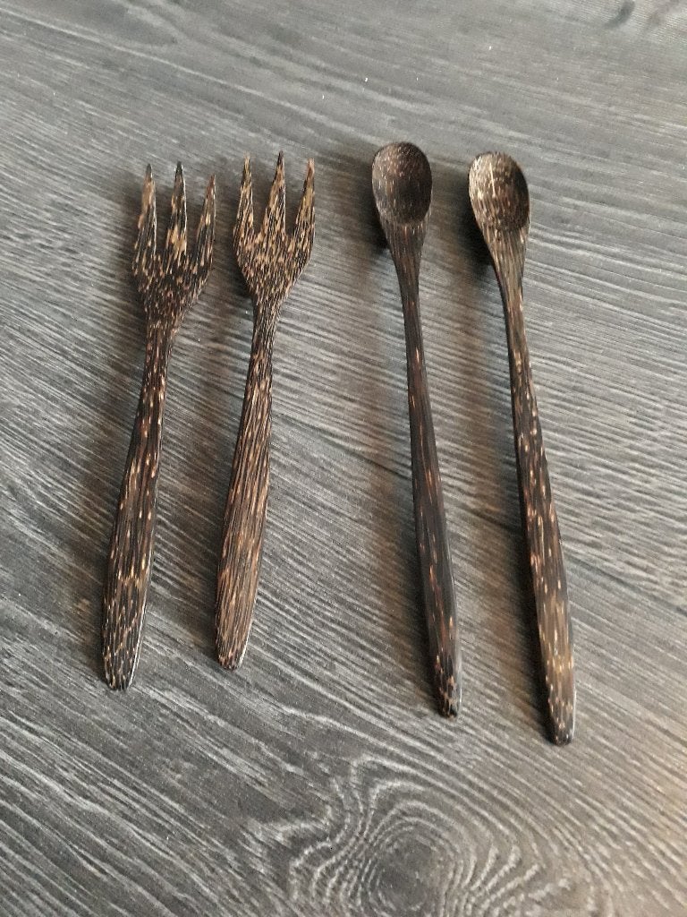 Houten bestek, Ophalen of Verzenden, Gebruikt, Hout, Los bestek