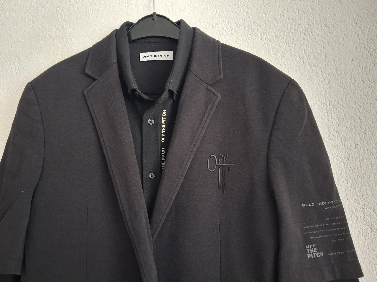 Off The Pitch Blazer met overhemd - Maat L, Maat 52/54 (L), Zwart, Ophalen of Verzenden, Off The Pitch