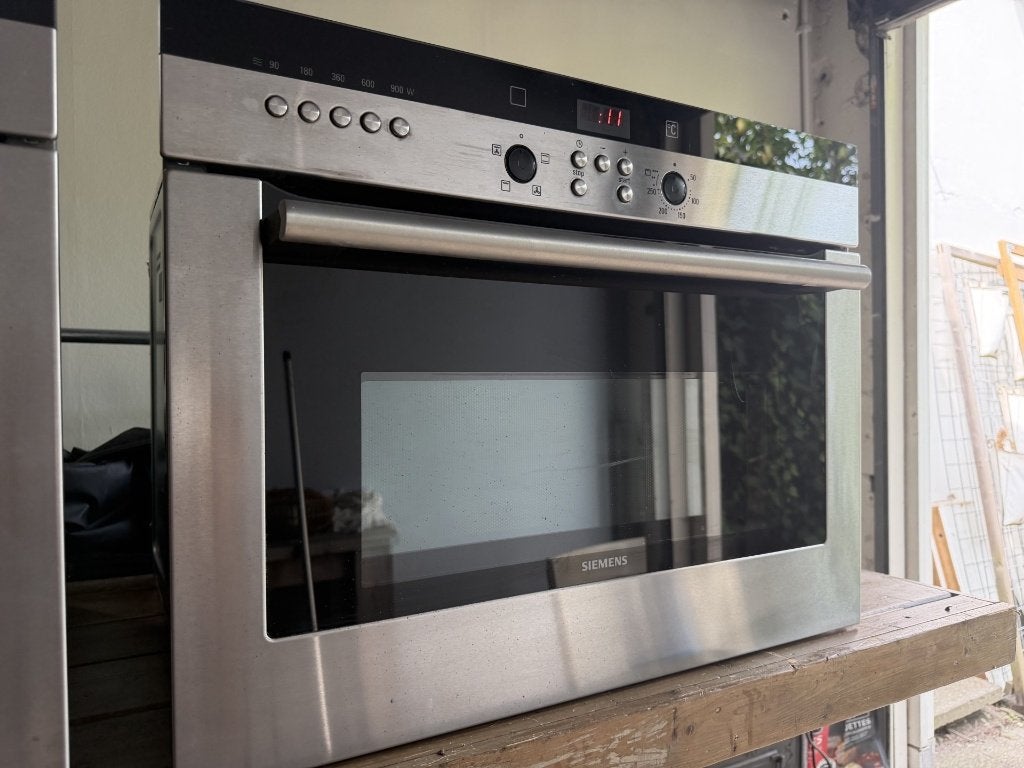 Siemens HB84K550N inbouw combi oven-magnetron 45 cm, Ophalen, 45 tot 50 cm, Gebruikt, 60 cm of meer