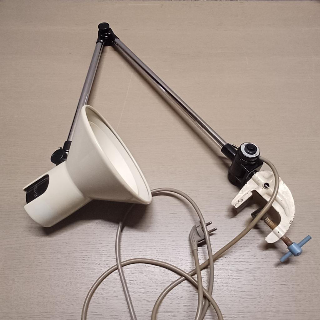 VINTAGE VERSTELBARE WERKLAMP BUREAULAMP YAMADA SHOMEI Z-101, Ophalen of Verzenden, Zo goed als nieuw, Metaal