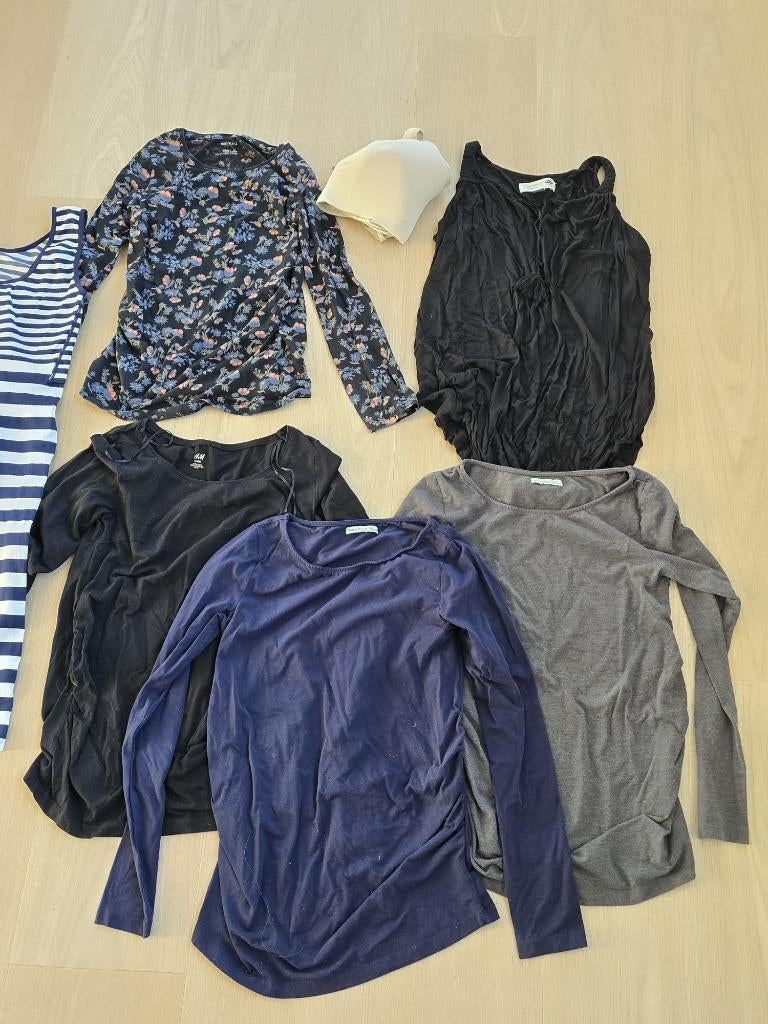 Pakket zwangerschapskleding (incl. voedingsbh's), Ophalen of Verzenden, Zo goed als nieuw, Maat 38/40 (M), Jurk