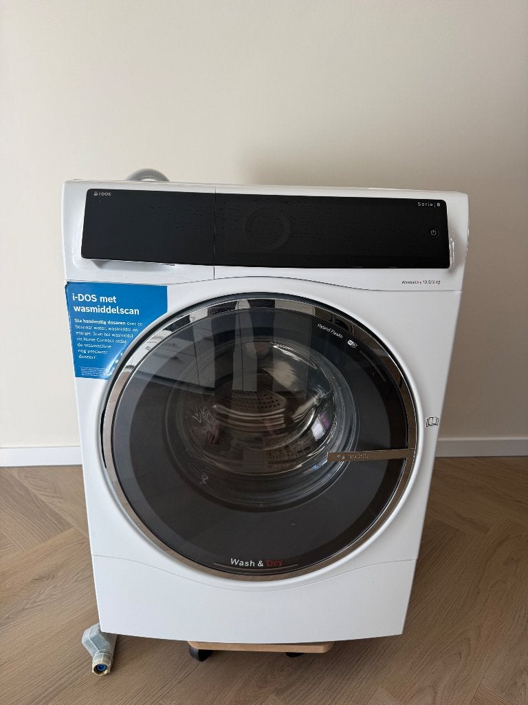 Bosch Serie 8 Wasmachine, voorlader wash&dry 10,5/6kg 1600pm, Ophalen, Minder dan 85 cm, Nieuw, Voorlader