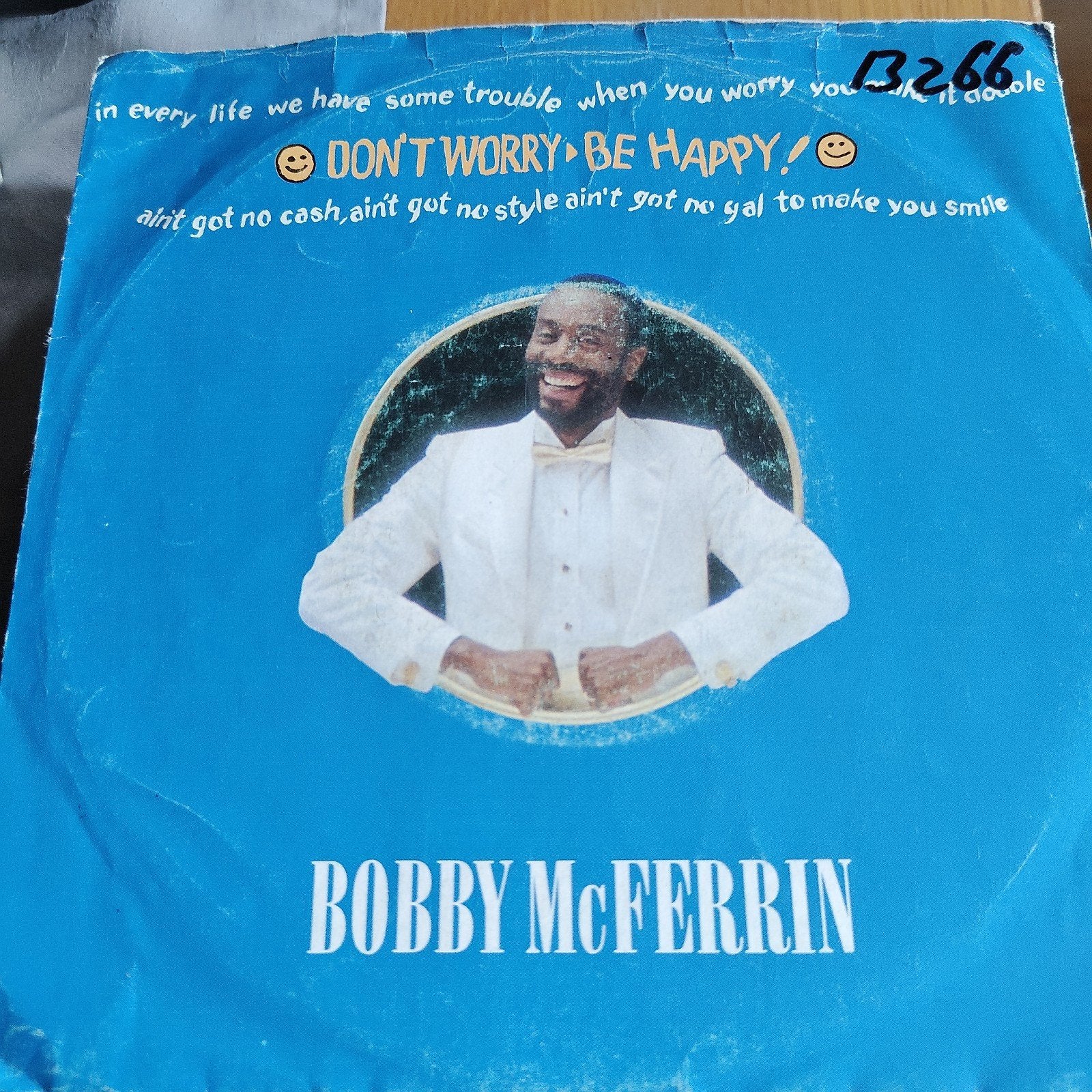 Bobby McFerrin - Don't Worry Be Happy! (Single), Cd's en Dvd's, Vinyl Singles, Ophalen of Verzenden, Gebruikt, Pop