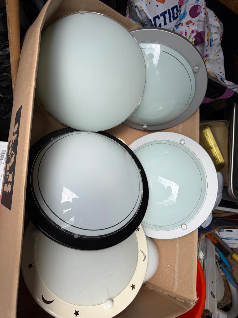 Plafondlampen, Ophalen, Zo goed als nieuw, Glas