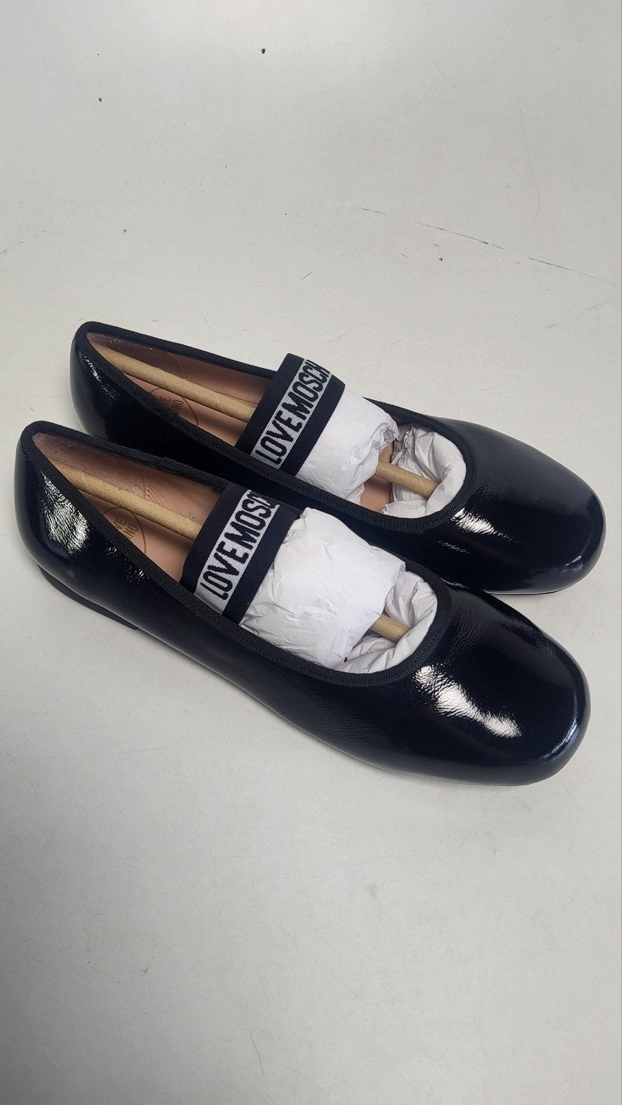 Love Moschino ballerina's zwart lakleer - Maat 40, Zwart, Nieuw, Ballerina's, Moschino
