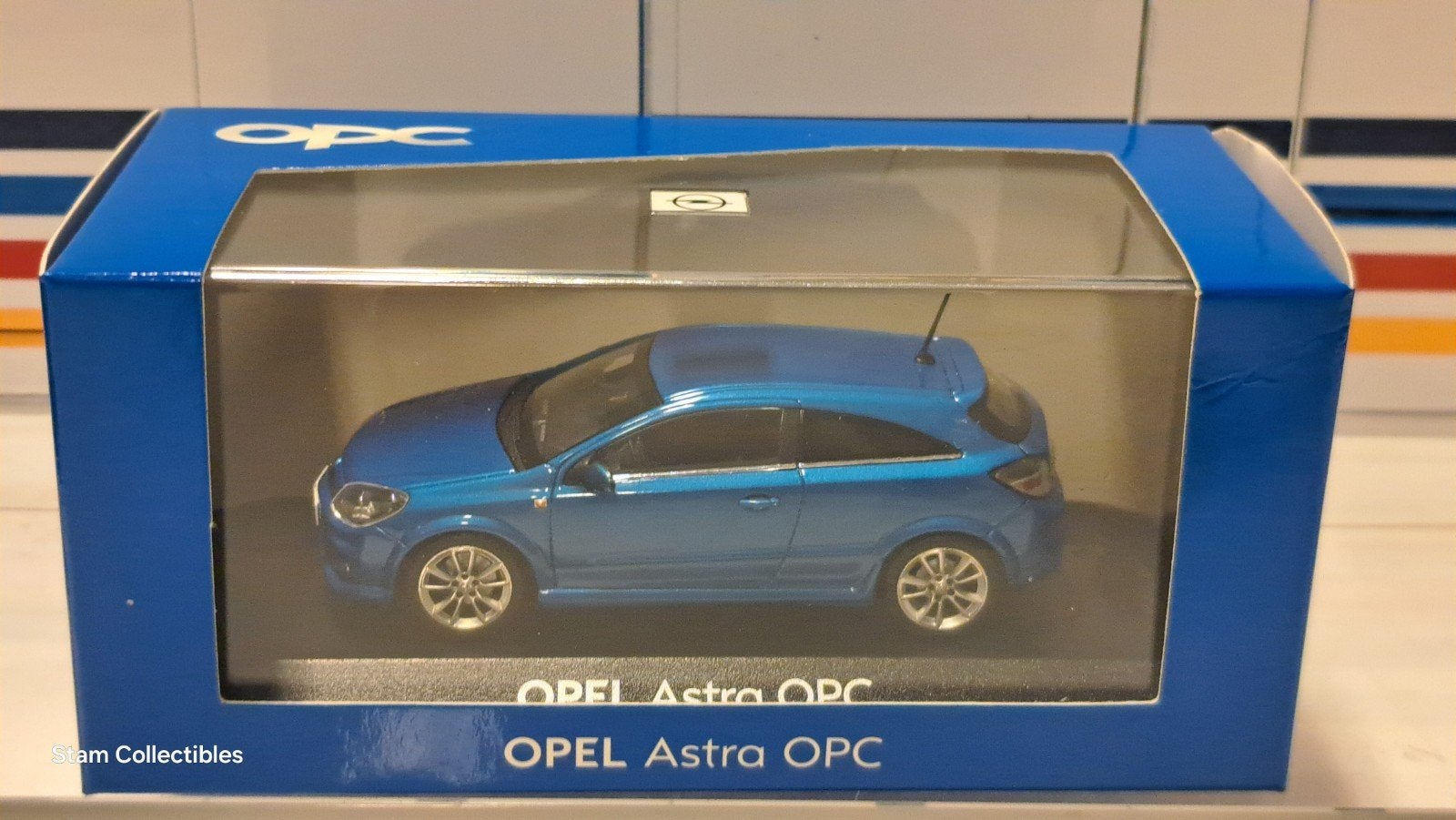 Minichamps Opel Astra H OPC Blue Metallic Dealer Edition, Auto, Nieuw, Ophalen of Verzenden, MiniChamps