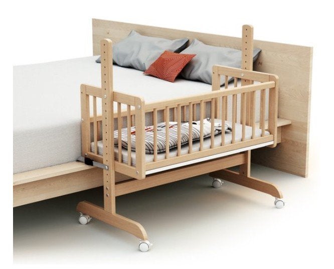 omvormbaar wiegje, co sleeper, bureau, Ophalen, Nieuw, Wieg