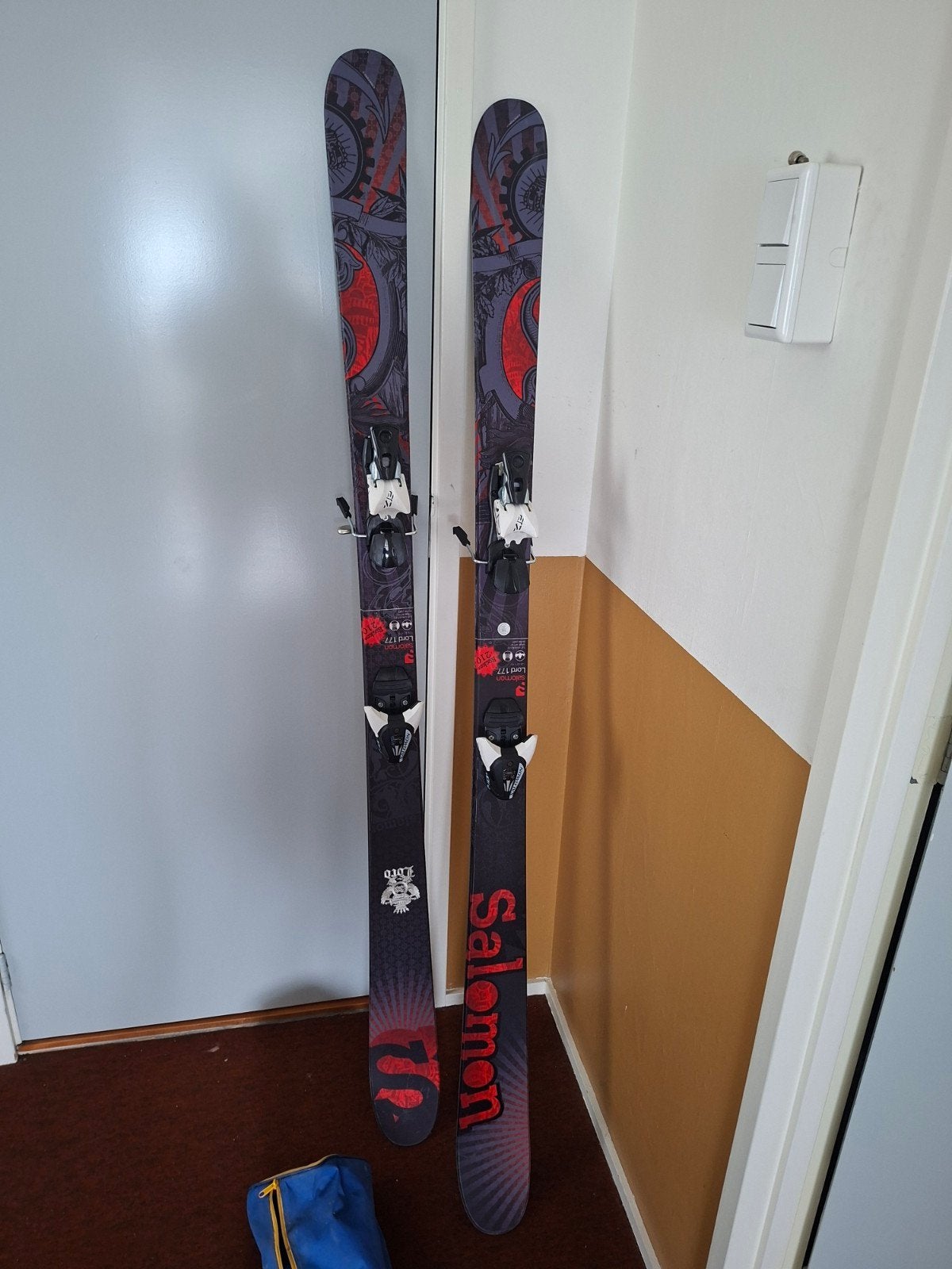 Salomon Lord 177 Ski's met skistokken, Ophalen, 160 tot 180 cm, Salomon, Skiën