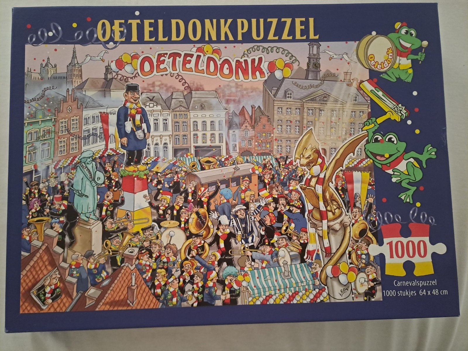 Legpuzzel Oeteldonk 1000 stukjes, Hobby en Vrije tijd, Denksport en Puzzels, Ophalen, 500 t/m 1500 stukjes, Zo goed als nieuw