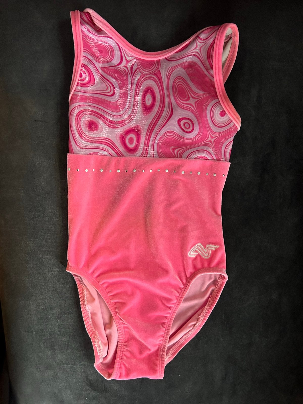 Roze velours turnpakje maat 140, Ophalen of Verzenden, Zo goed als nieuw, Meisje