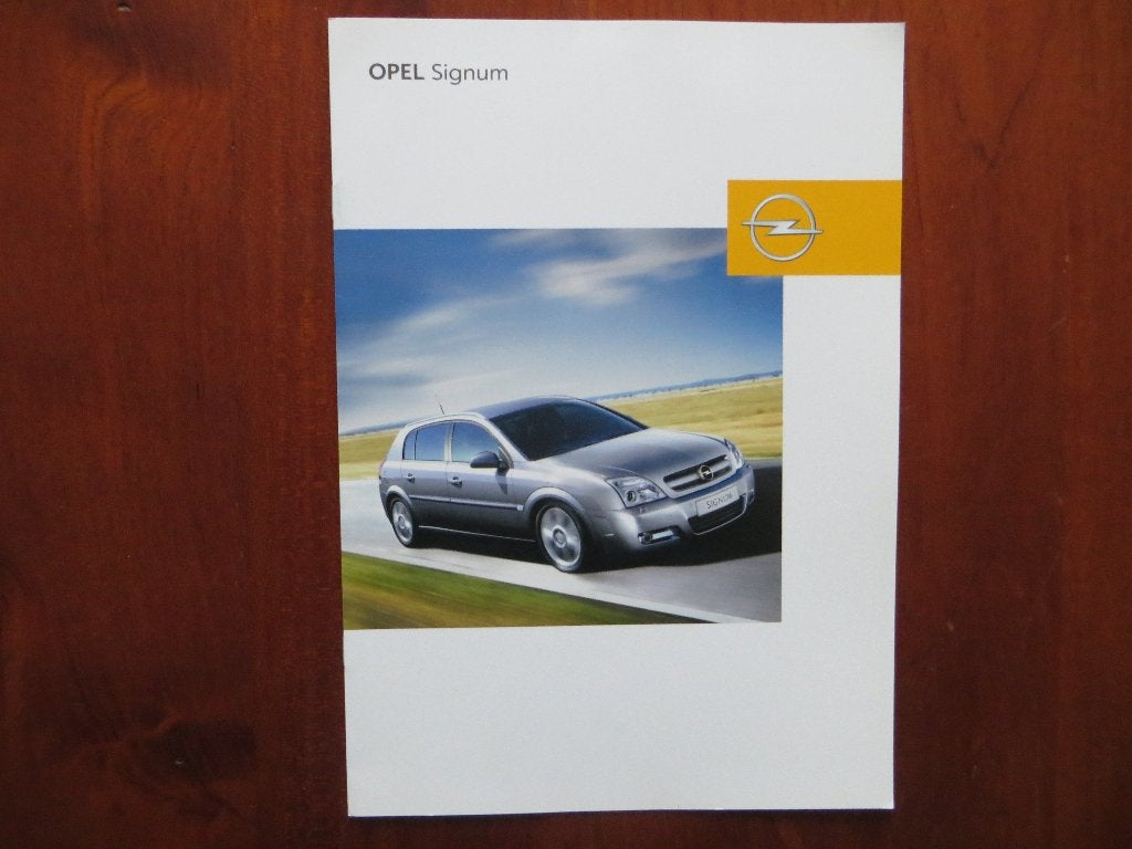 Opel Signum (maart 2003), Ophalen of Verzenden, Nieuw, Opel