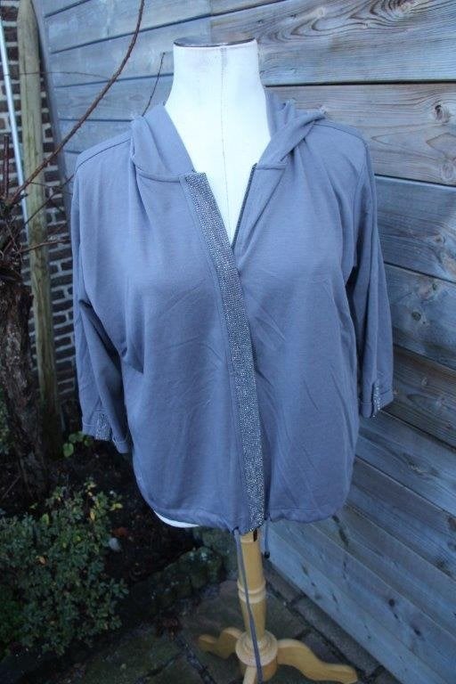 Vest grijs Monari mt 40 Vaste prijs AANBIEDING, Kleding | Dames, Maat 38/40 (M), Monari, Ophalen of Verzenden, Zo goed als nieuw