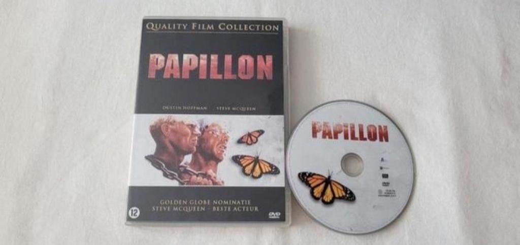 Papillon Dvd Classic, Ophalen of Verzenden, Zo goed als nieuw, Actie en Avontuur, Alle leeftijden