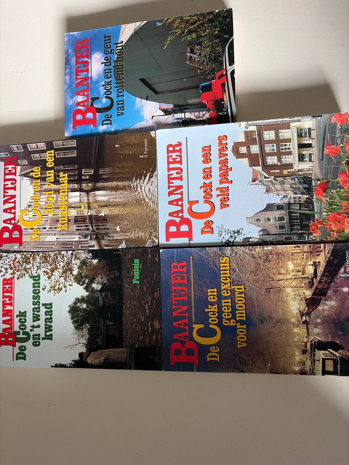 Baantjer boeken - De Cock serie (5 stuks), Ophalen of Verzenden, Gelezen