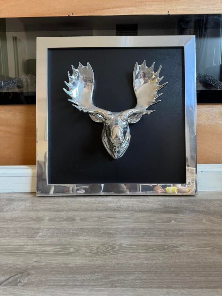 2x Eland schilderij, Ophalen, 50 tot 75 cm, Zo goed als nieuw, Schilderij