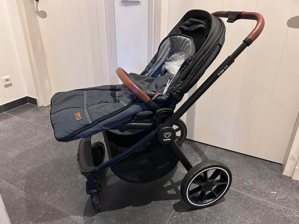 Pericles buggy 3 in 1 (Eventueel inclusief maxicosi), Kinderen en Baby's, Kinderwagens en Combinaties, Gebruikt, Combiwagen, Verstelbare duwstang