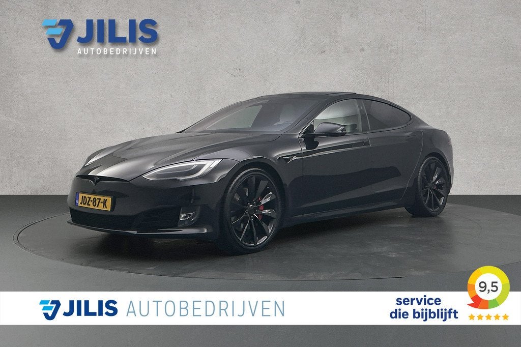 Tesla Model S P100D Performance 612 PK | Black optiek | BTW, Auto's, Tesla, Automaat, Achterwielaandrijving, 100 kWh, Model S
