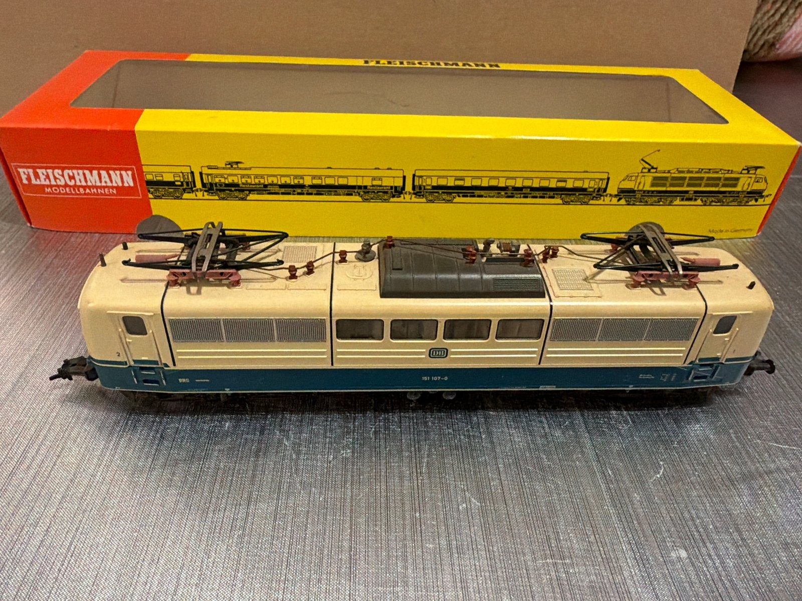 Fleischmann H0 4381 E-loc BR 151 DB Analoog OVP, Fleischmann, Ophalen of Verzenden, Zo goed als nieuw, Analoog
