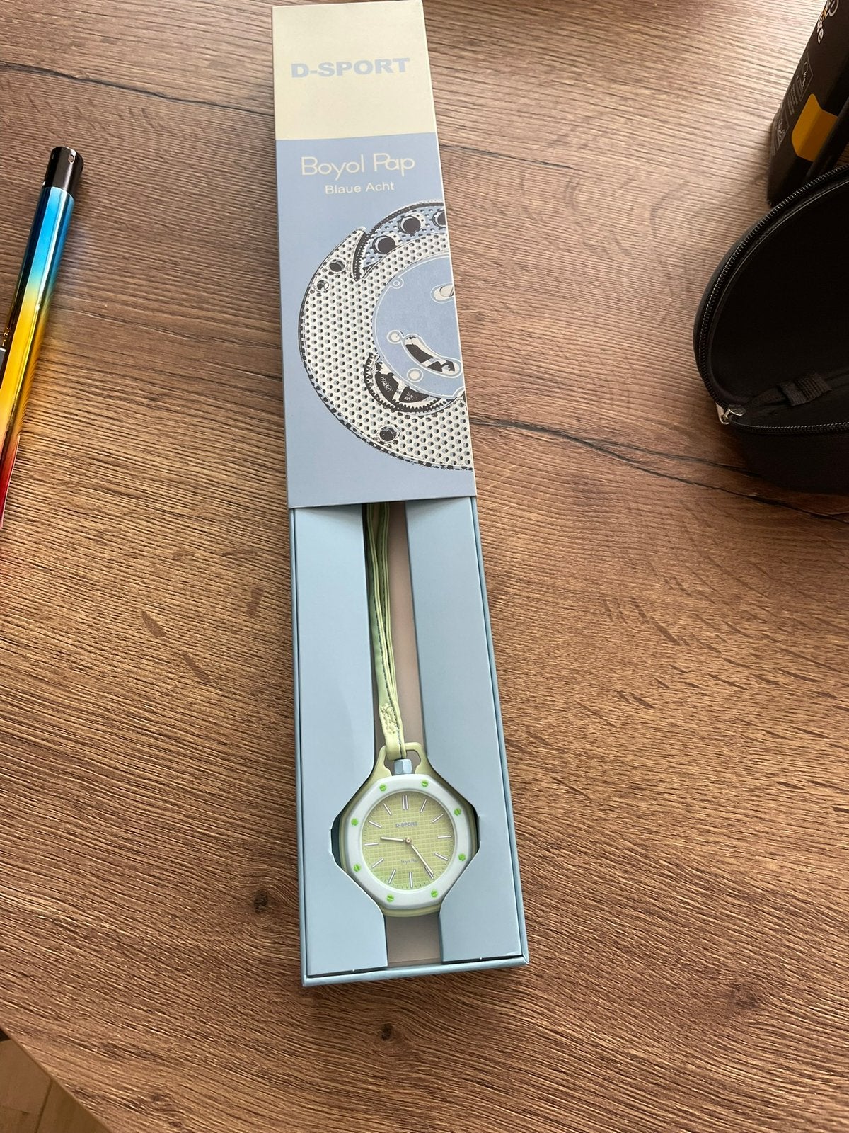 Boyol pap swatchs horloge, Ophalen of Verzenden, Zo goed als nieuw, Overige merken