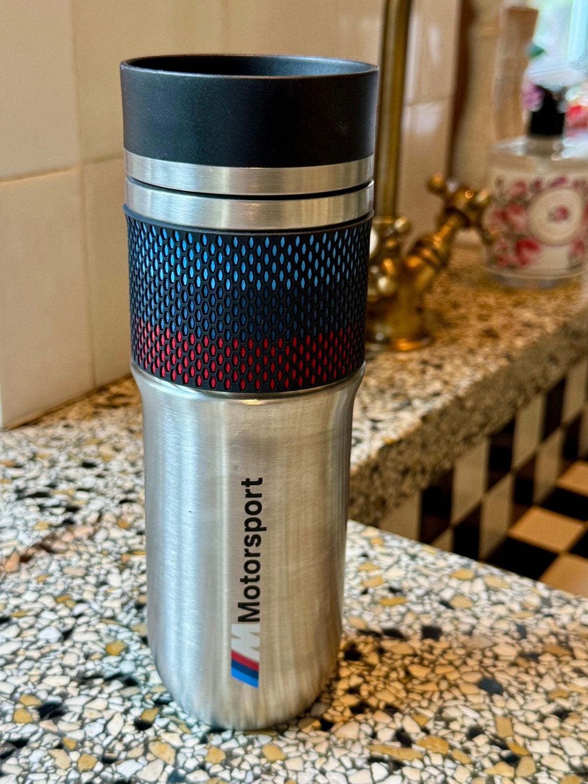 BMW M Motorsport Thermosbeker, Ophalen of Verzenden, Zo goed als nieuw