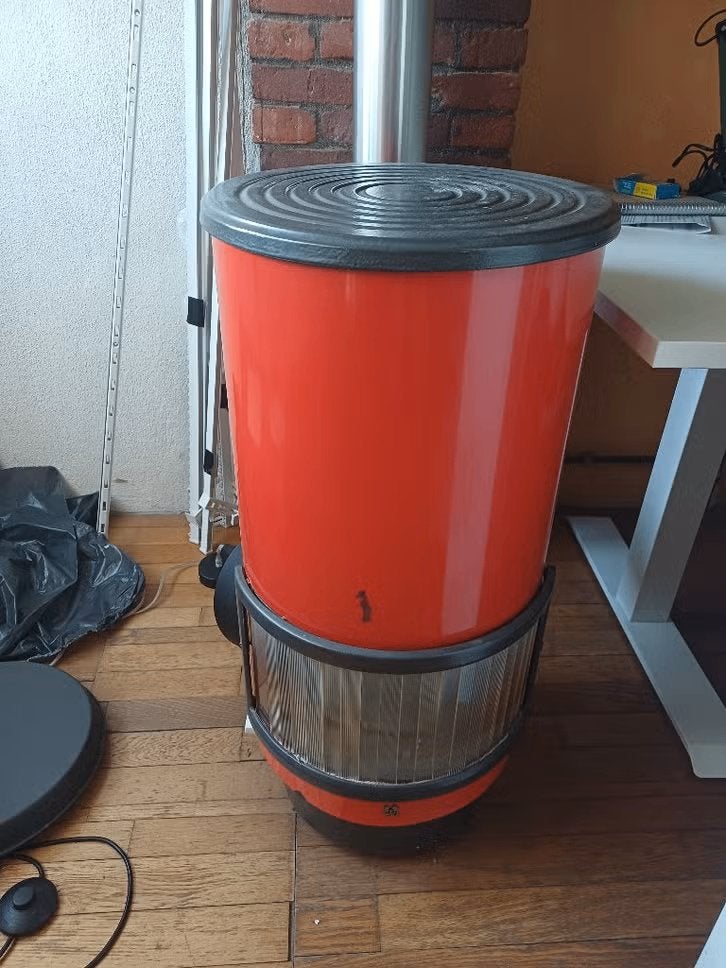 Gaskachel, Ophalen, Gebruikt, Gas, Vrijstaand