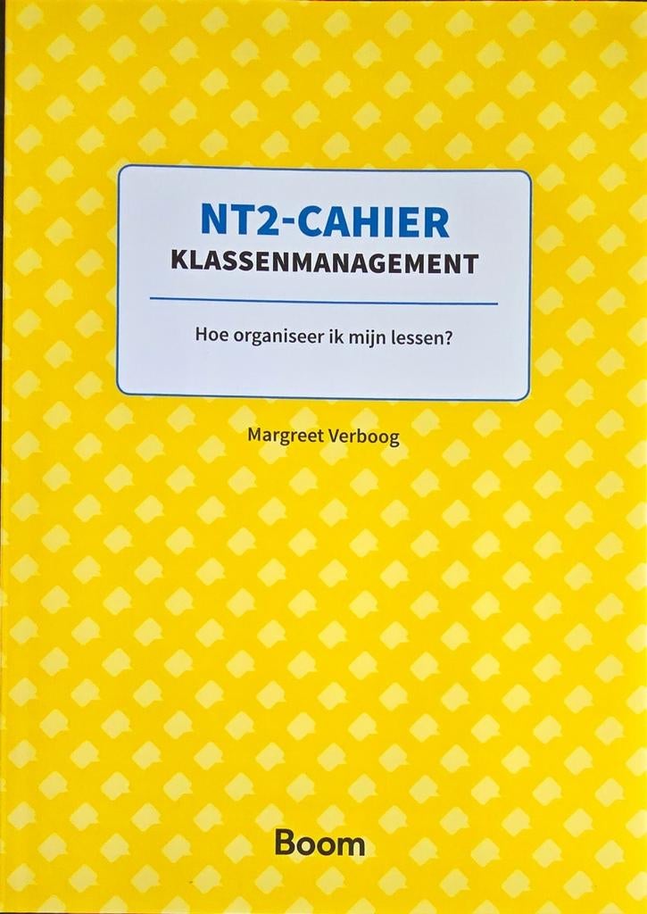 NT2-Cahier Klassenmanagement, Margreet Verboog, Ophalen of Verzenden, Zo goed als nieuw, Gamma