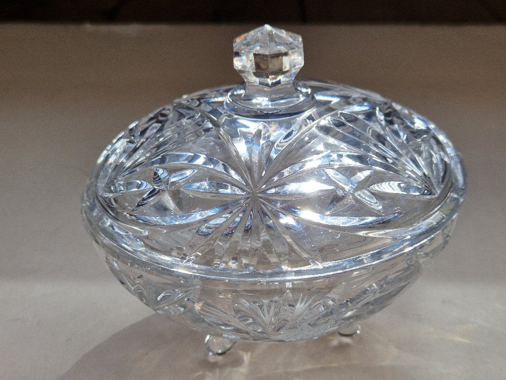 Vintage glazen bonbonschaaltje., Overige typen, Ophalen of Verzenden, Overige stijlen, Glas
