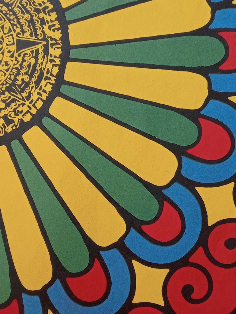 Affiche Olympische Spelen Mexico Cuba 1970, Ophalen of Verzenden, Gebruikt, A1 t/m A3, Film en Tv