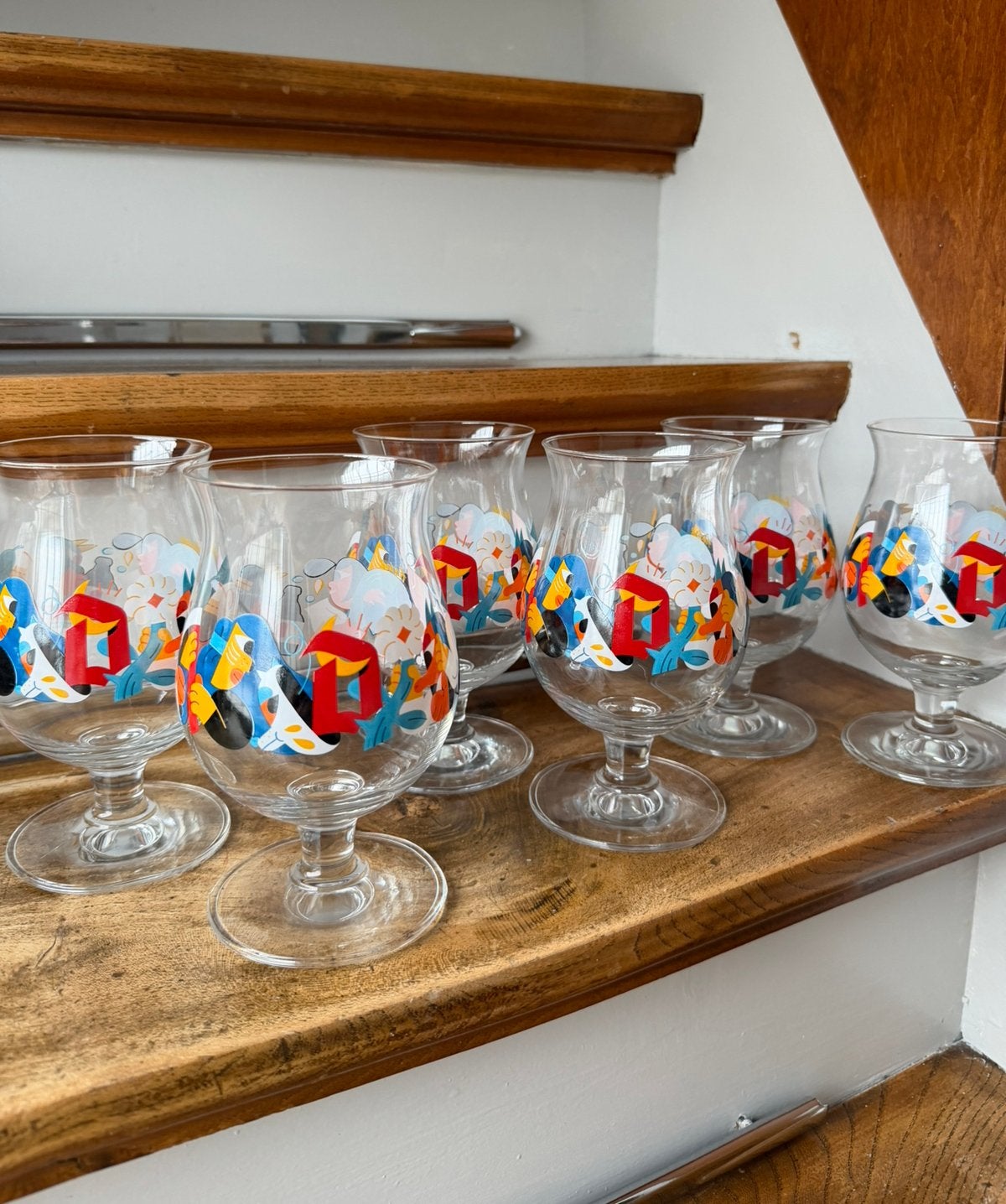 6x Duvel bierglas Hedof 2023, Verzamelen, Biermerken, Ophalen of Verzenden, Zo goed als nieuw, Glas of Glazen, Duvel