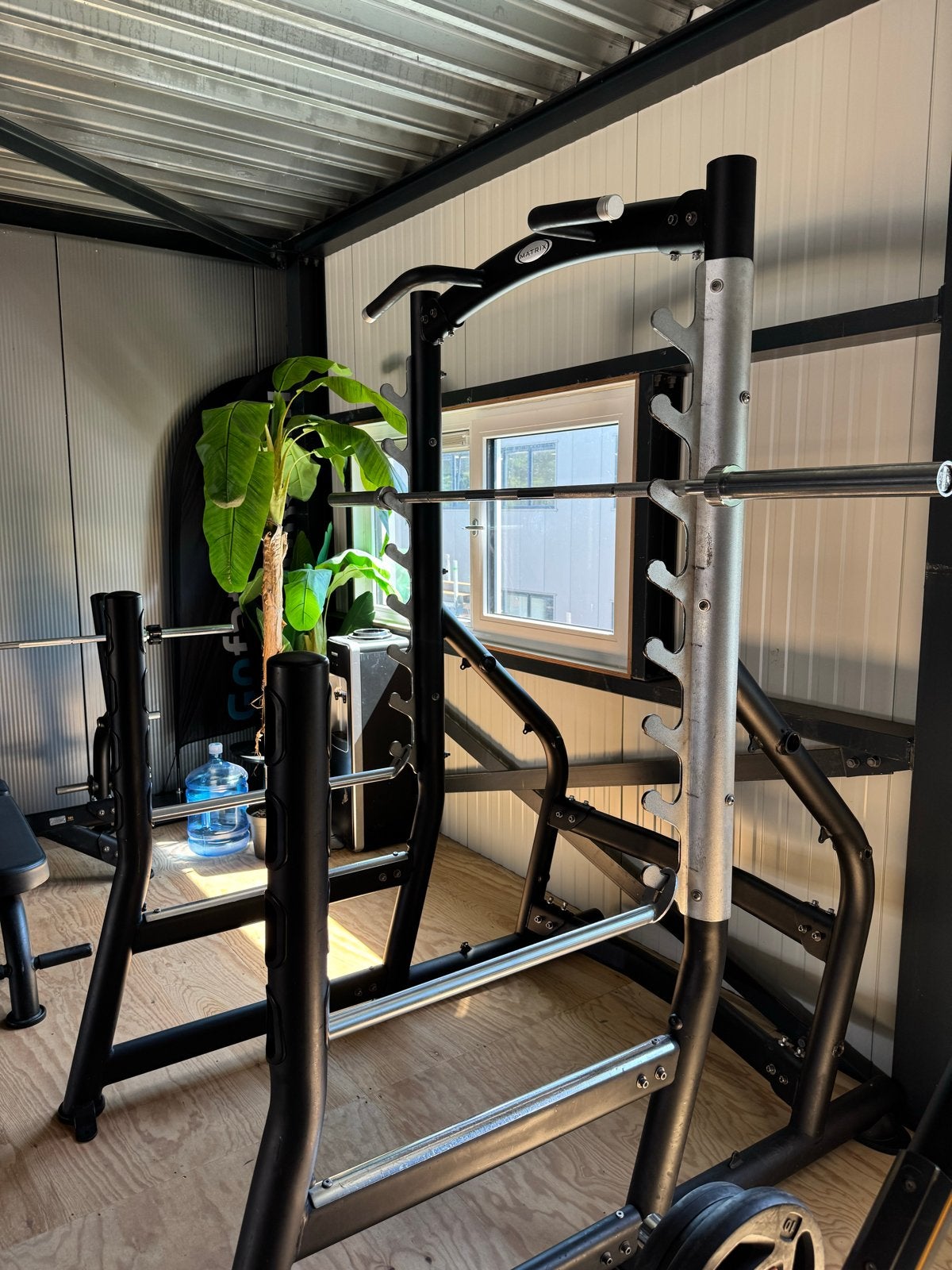 Matrix Aura Squat Rack - Power Station - Professioneel, Ophalen of Verzenden, Zo goed als nieuw, Armen, Overige typen