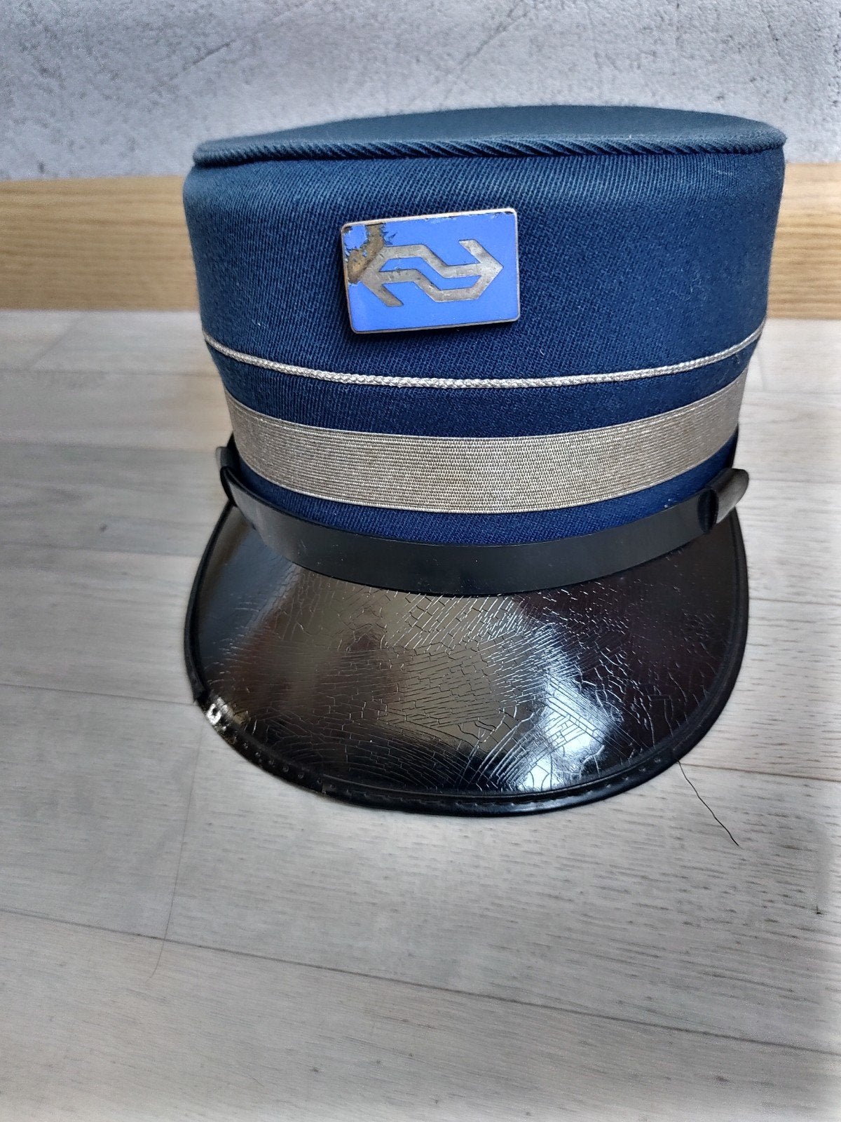 Vintage NS Conducteurs Pet - Blauw met NS-logo, Ophalen of Verzenden, Gebruikt