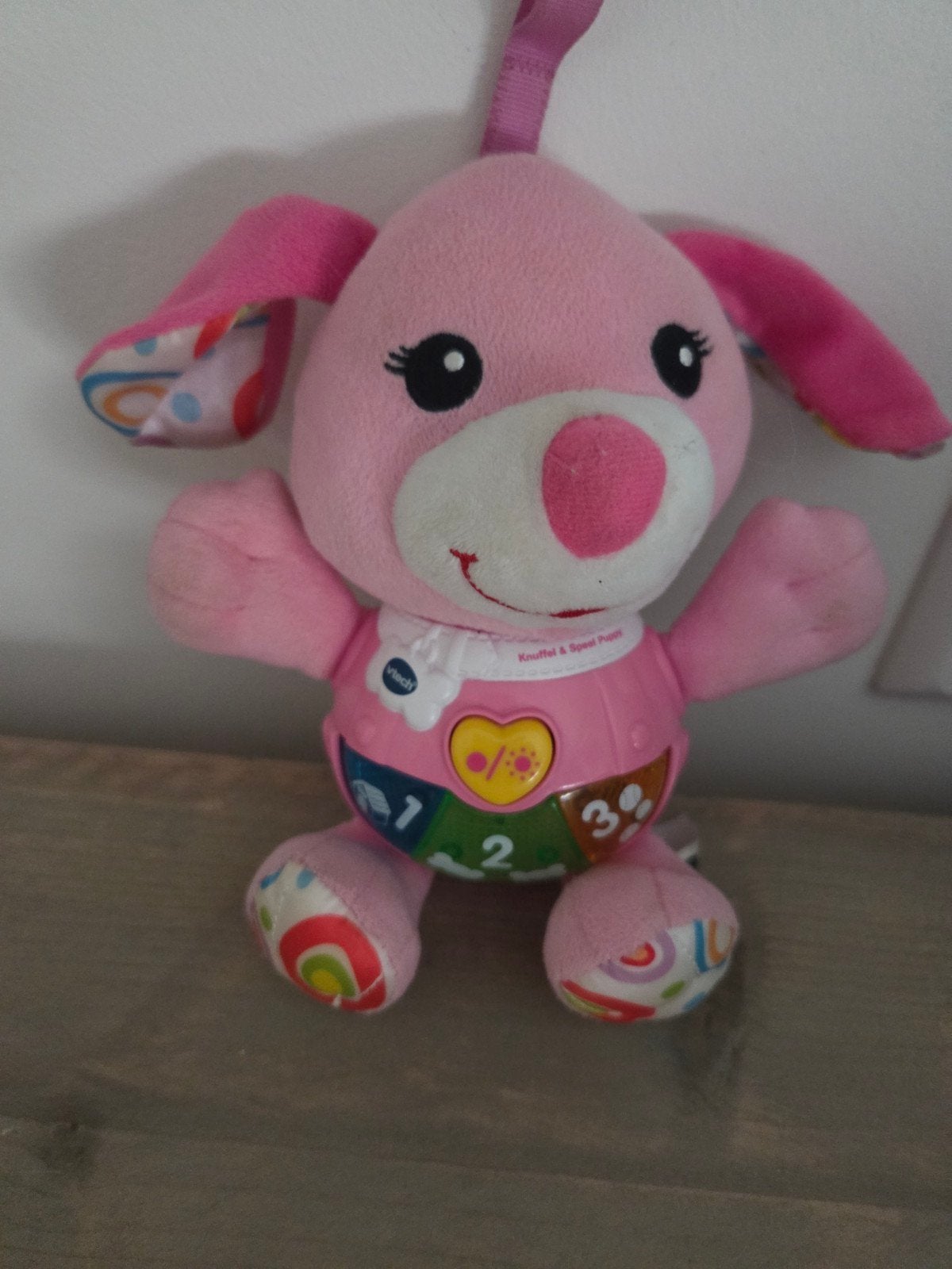 vetech hondje, Kinderen en Baby's, Speelgoed | Knuffels en Pluche, Ophalen, Zo goed als nieuw, Hond