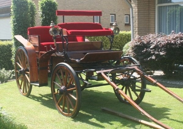 Jacht koets / paarden rijtuig uit 1910, Gebruikt, Overige typen, Paard of Pony