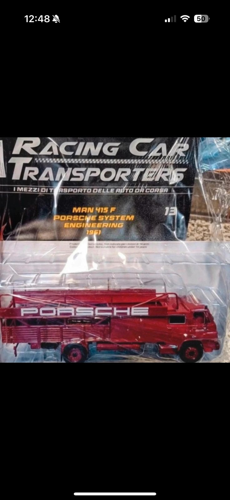 Centauria 1/43 MAN Autotransporter Porsche 1961, Hobby en Vrije tijd, Modelauto's | 1:43, Overige merken, Centauria, Nieuw, Ophalen of Verzenden