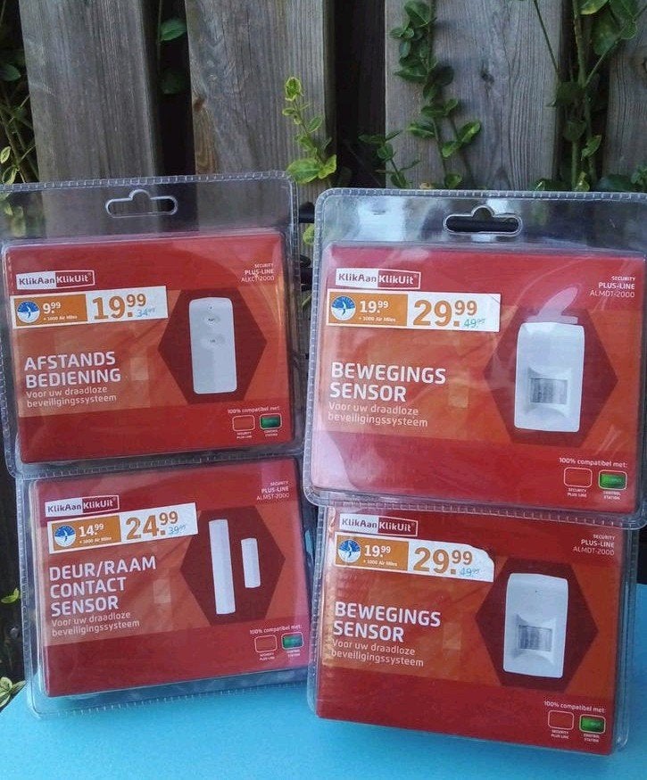 Beveiligingssysteem KlikAan KlikUit Plus-Line ALMDT-2000, Verzenden, Nieuw, Overige soorten, Draadloos