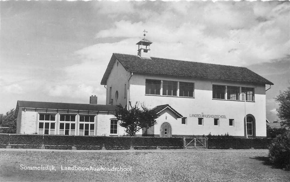 304-036-013 Sommelsdijk Landbouwhuishoudschool, Verzenden, Voor 1920, Zuid-Holland