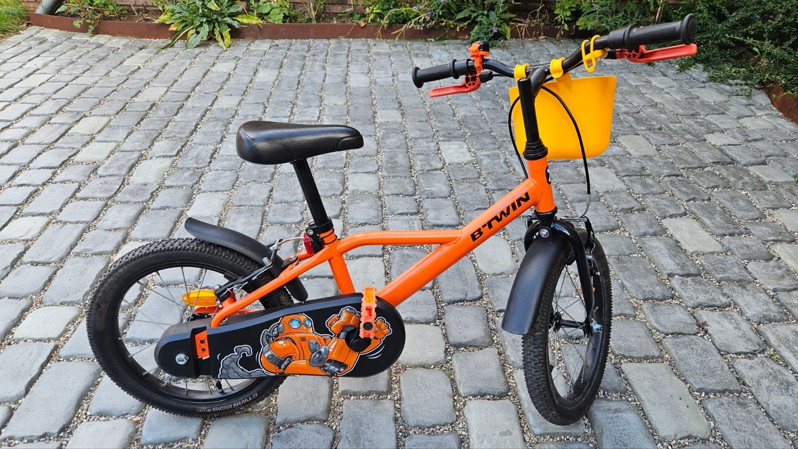 B'TWIN ROBOT 16 inch kinderfiets - Zo goed als nieuw, Ophalen, Zo goed als nieuw, 16 tot 20 inch, B'TWIN