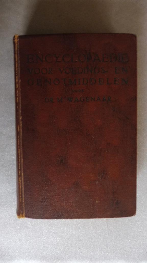 M. Wagenaar - Encyclopaedie voor voedings- en genotmiddelen, M. Wagenaar, Los deel, Overige onderwerpen, Ophalen